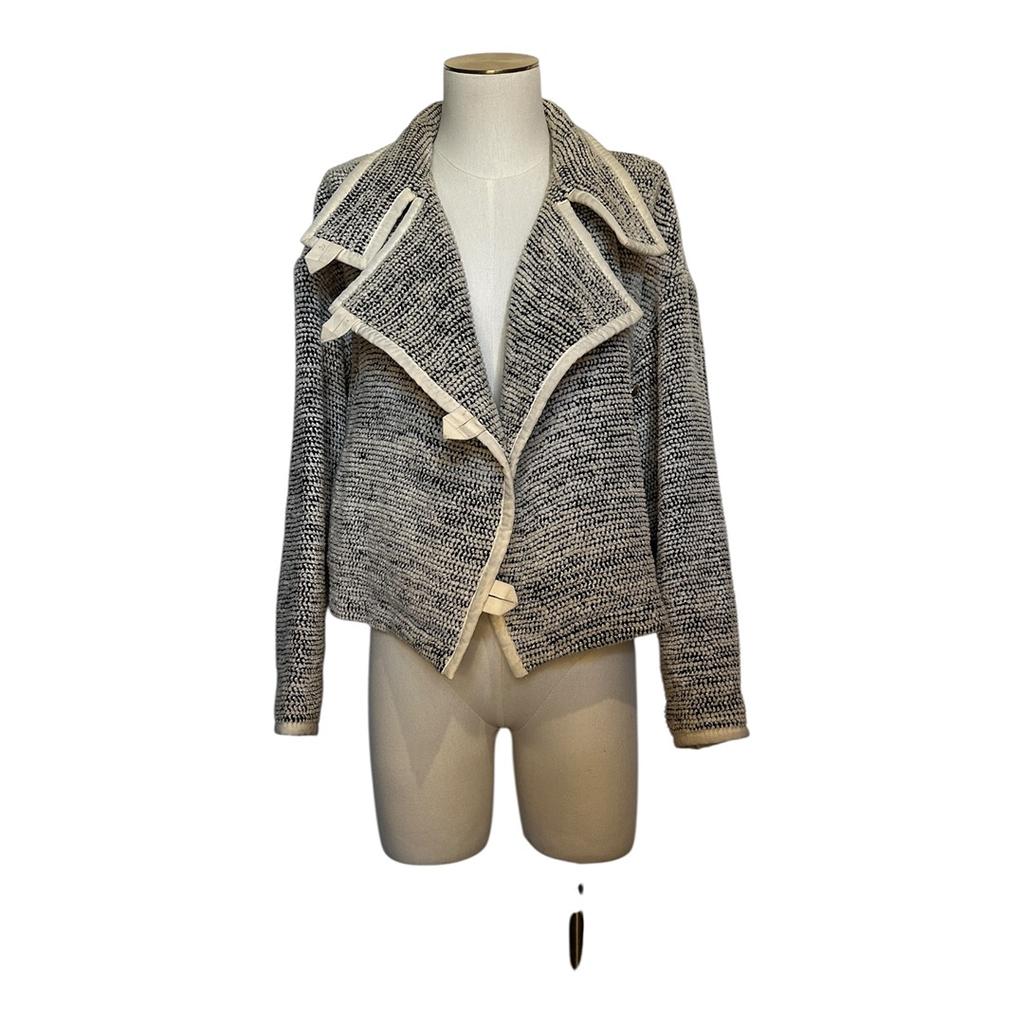 Cardigan Iro - 36 - Noir Blanc - État : Très Bon