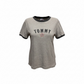 T-shirt ringer Tommy Hilfiger - L - Gris - État : Excellent
