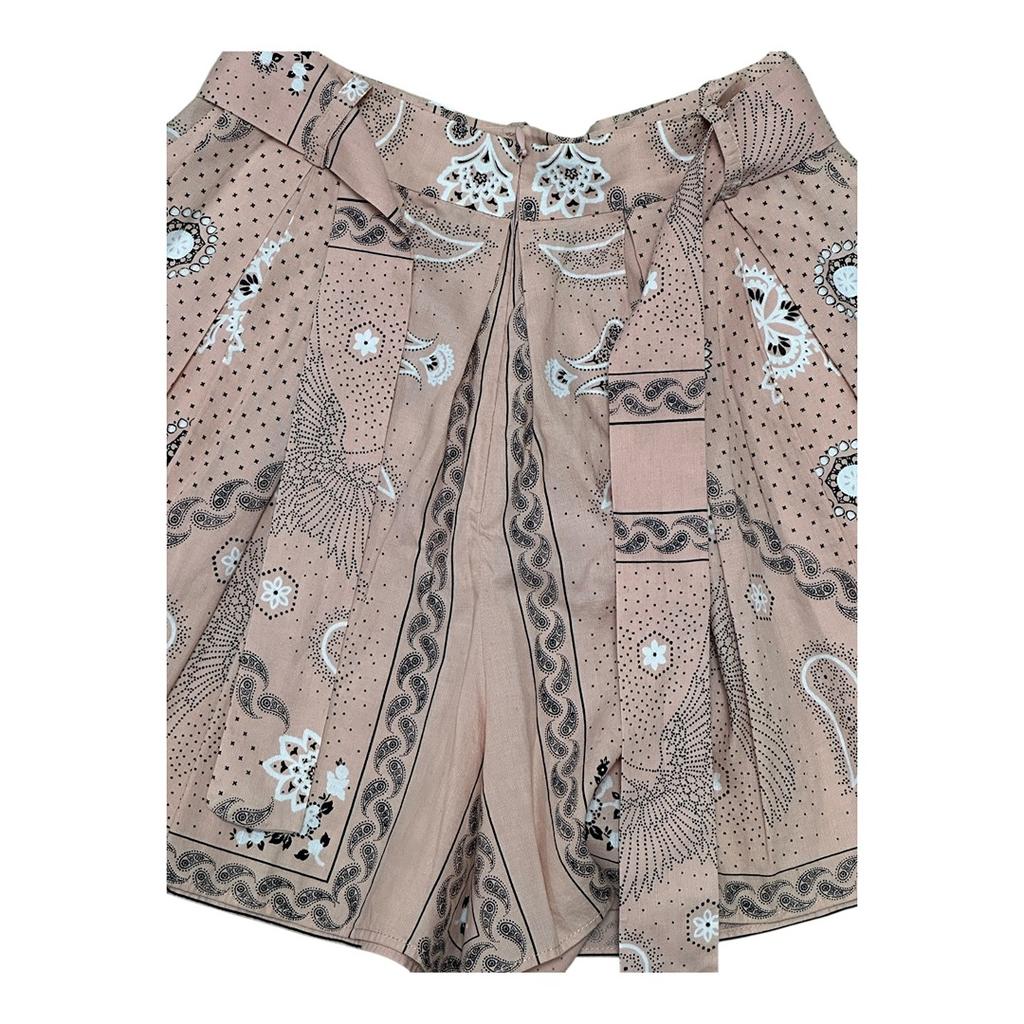 Short Taille Haute Sandro - S - Rose - État : Très Bon