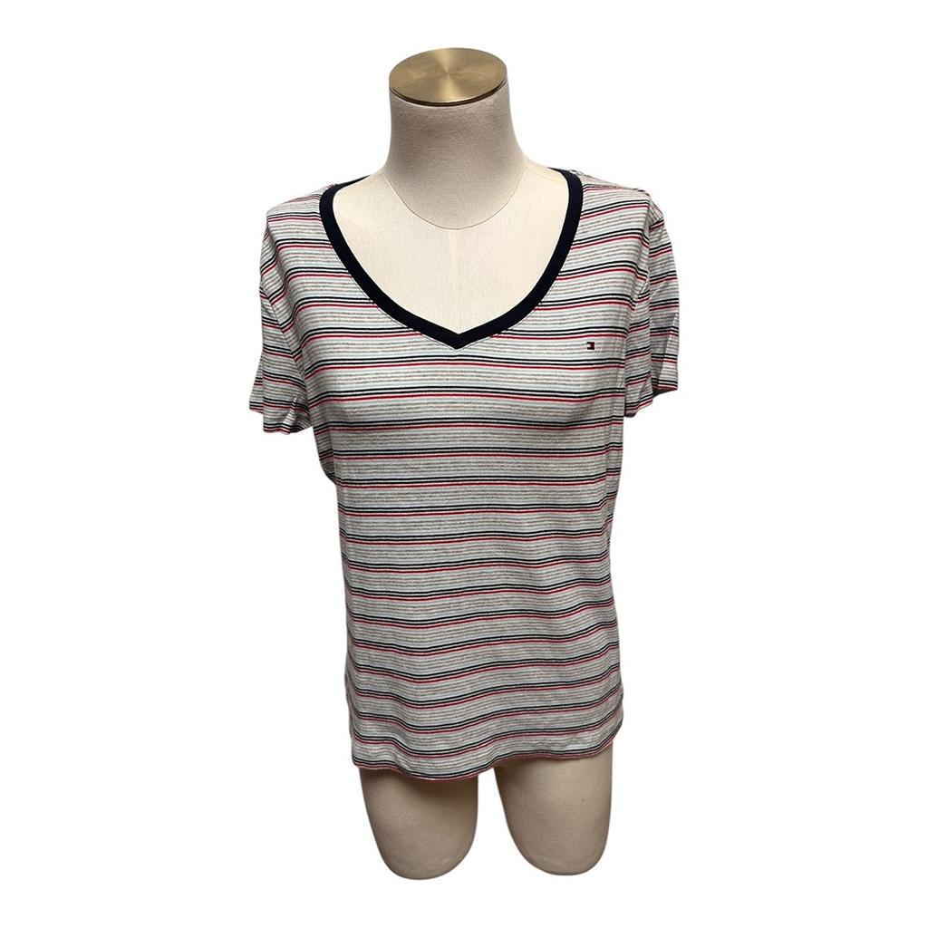 T-shirt Tommy Hilfiger - L - Gris - État : Excellent