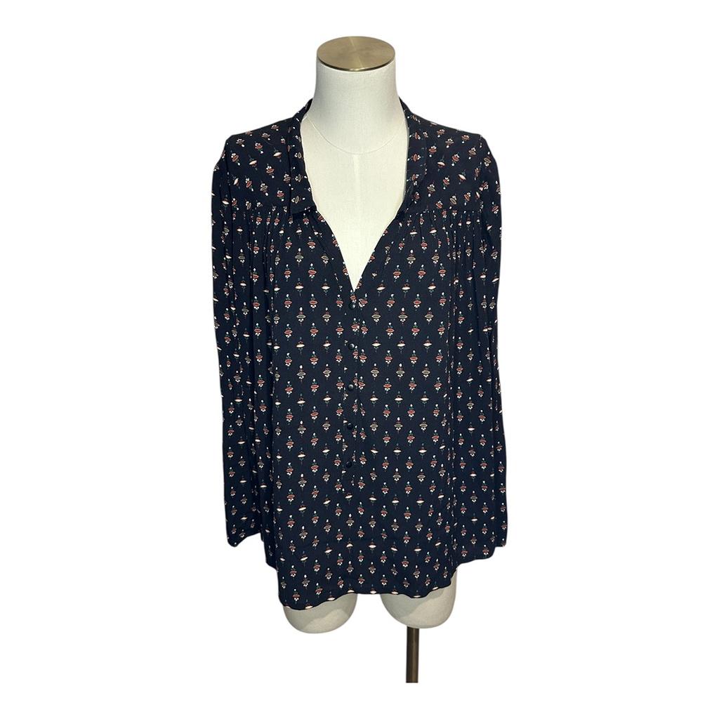 Blouses Manches Longue Ba&sh - M - Marine - État : Très Bon