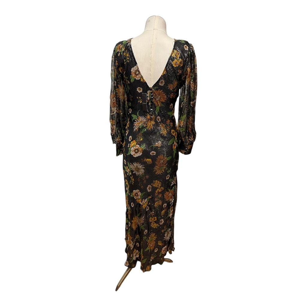 Robe longue Warehouse - 38 - Noir - État : Neuf avec étiquette