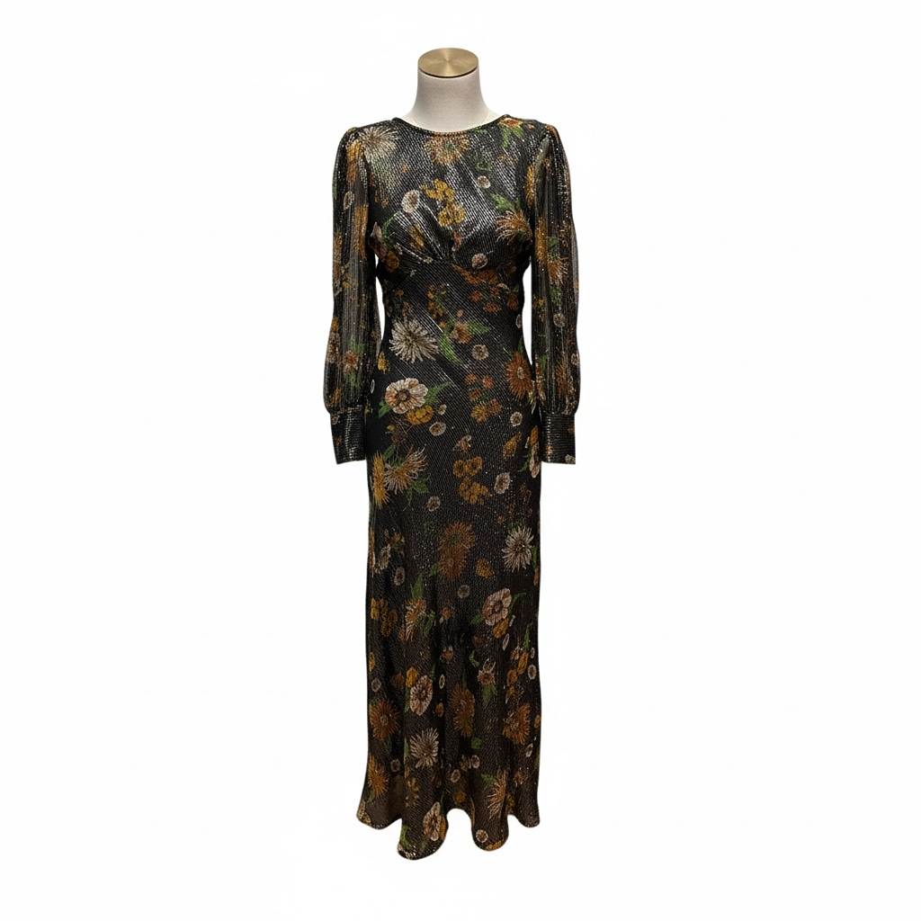 Robe longue Warehouse - 38 - Noir - État : Neuf avec étiquette