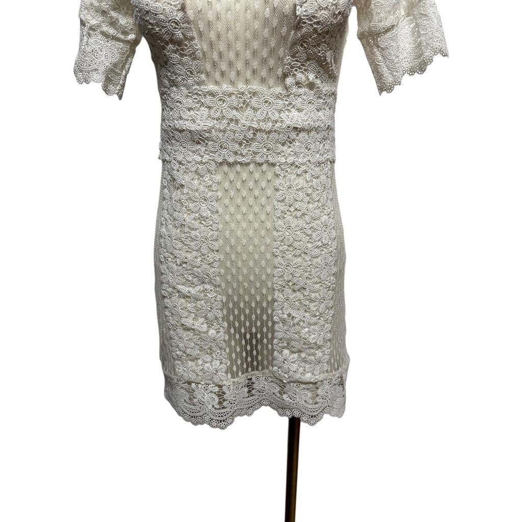 Robe Casual Maje - 36 - Blanc - État : Neuf