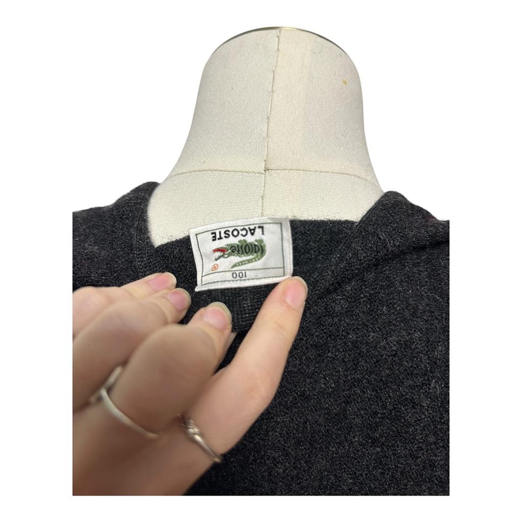 Cardigan Lacoste - Xs - Gris - État : Très Bon