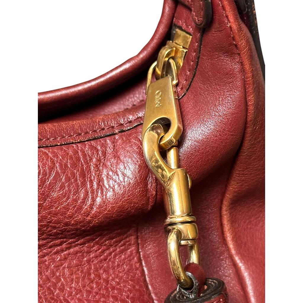 Sac bandoulière Chloé - Taille unique - Bordeaux - État : Excellent