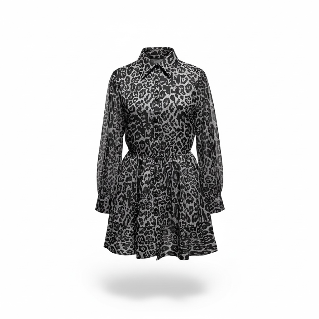 Robe Casual Sans Marque - 38 - Gris - État : Neuf