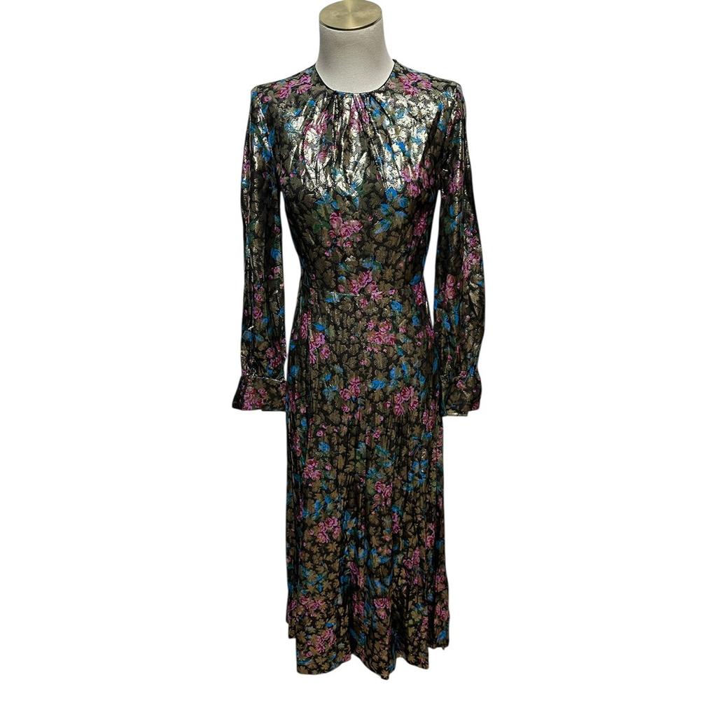 Robe Sandro - 36 - Noir doré - État : Excellent