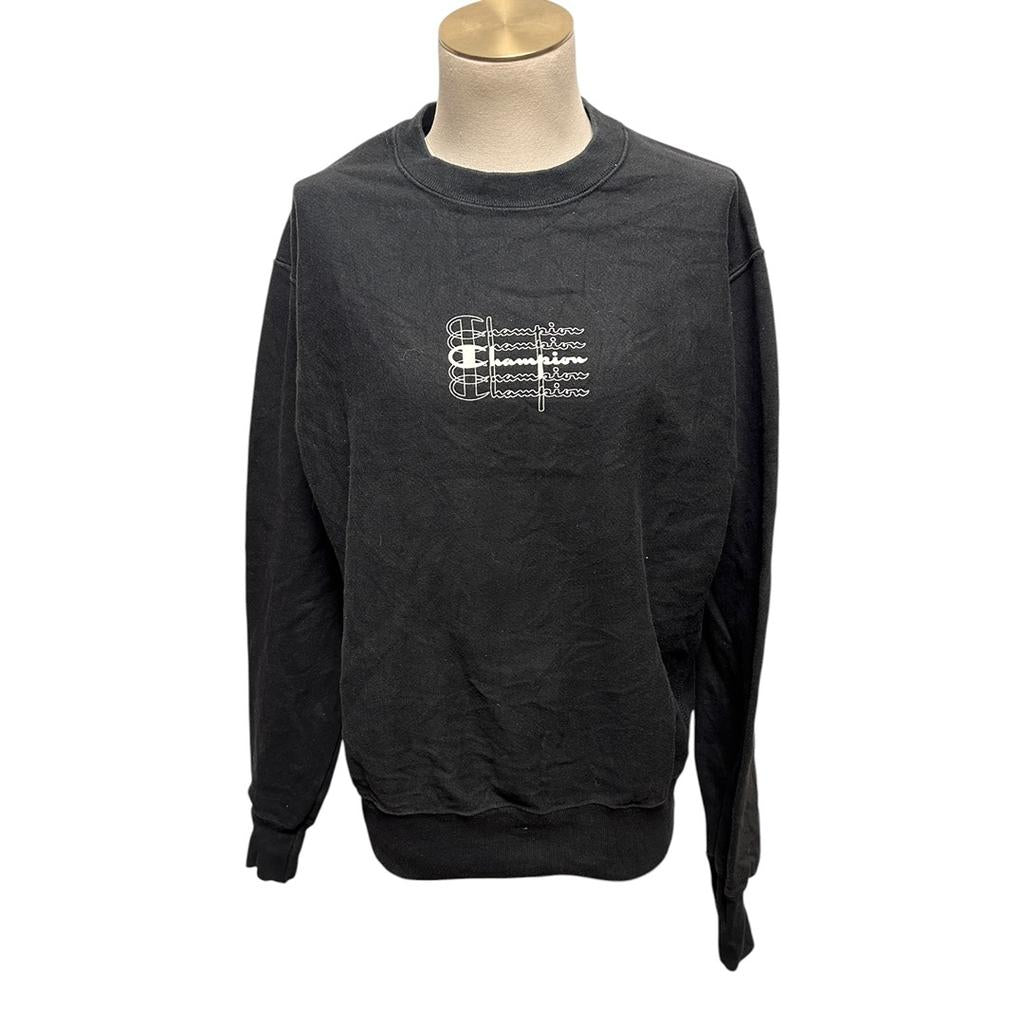 Sweat Champion - M - Noir - État : Excellent
