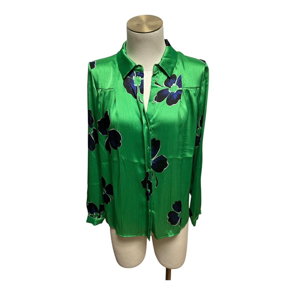 Chemise Naf Naf - 34 - Vert - État : Neuf