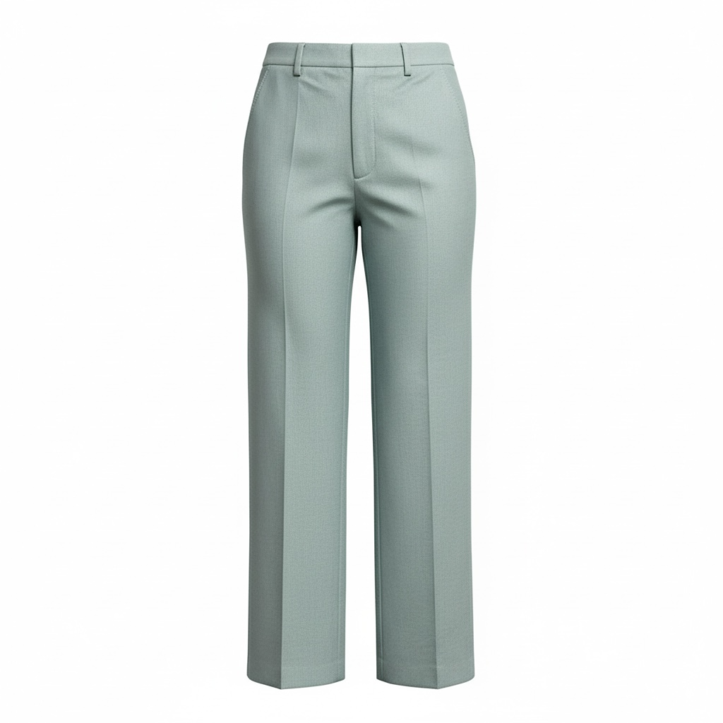 Pantalon large Claudie Pierlot - 36 - Vert d'eau - État : Excellent