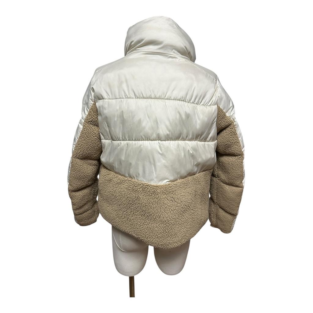 Doudoune femme Columbia - M - Crème et Marron - État : Excellent
