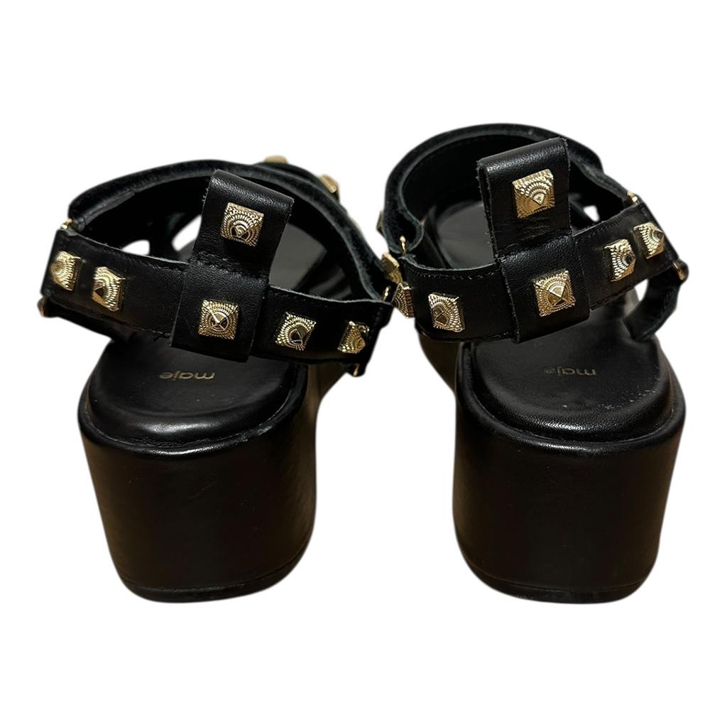 Sandales Maje - 36 - Noir - État : Excellent