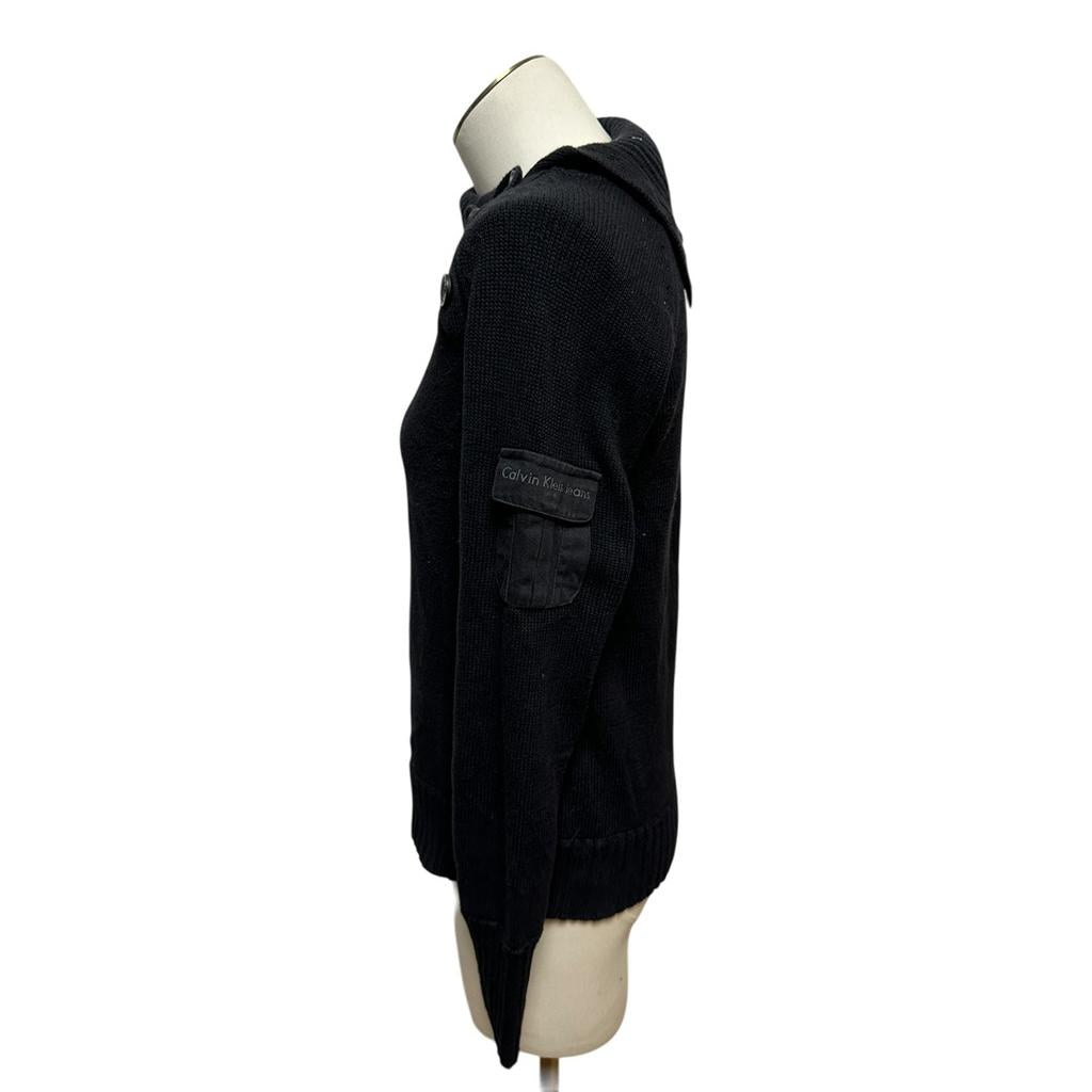 Pull col roulé Calvin Klein Jeans - M - Noir - État : Excellent