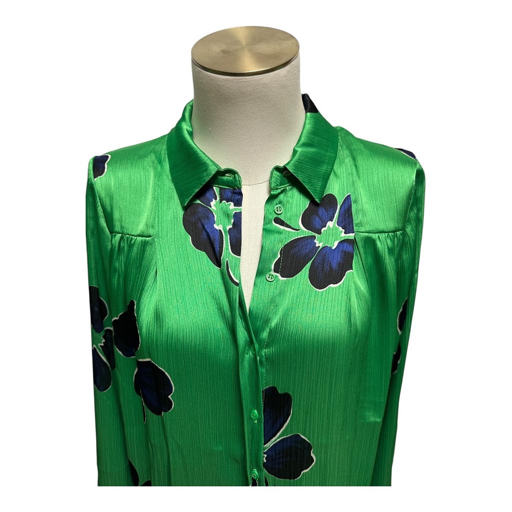 Chemise Naf Naf - 34 - Vert - État : Neuf