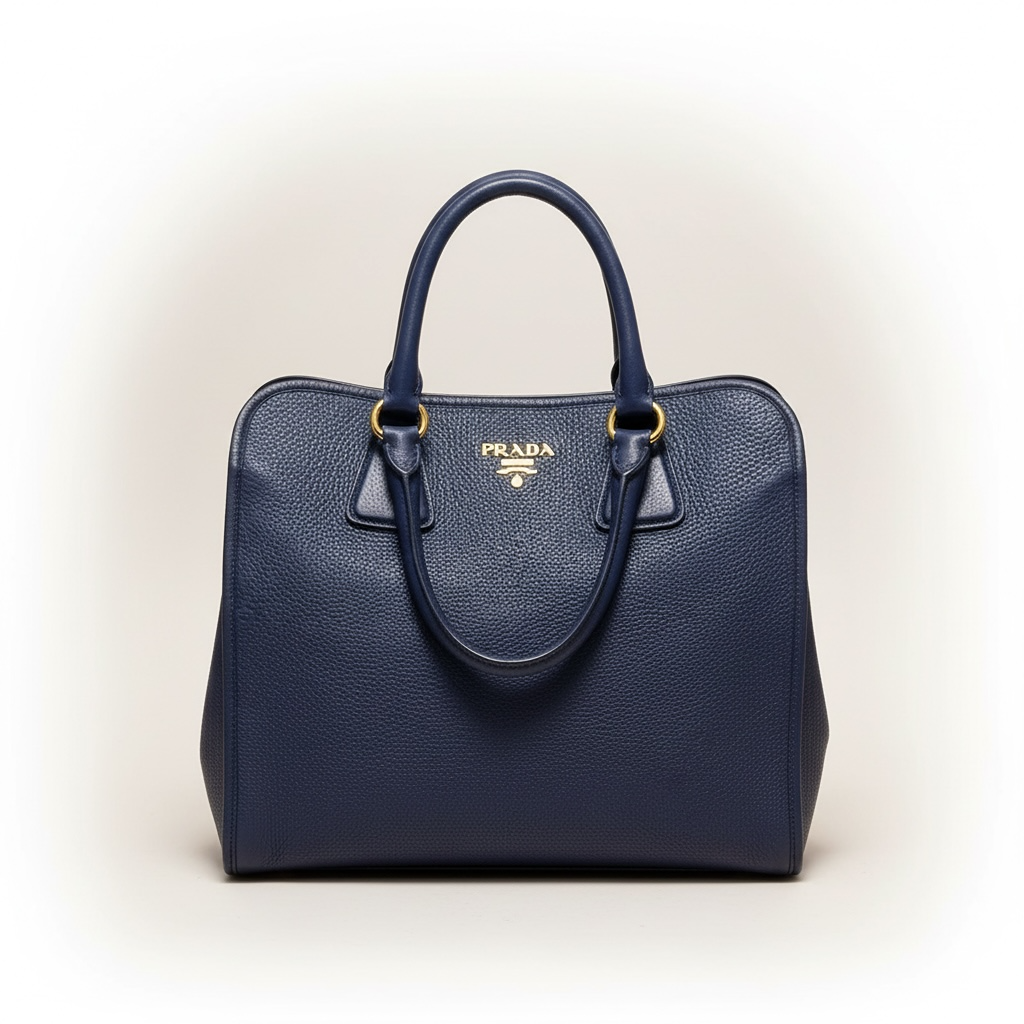 Sac à main Prada - Taille unique - Bleu - État : Excellent