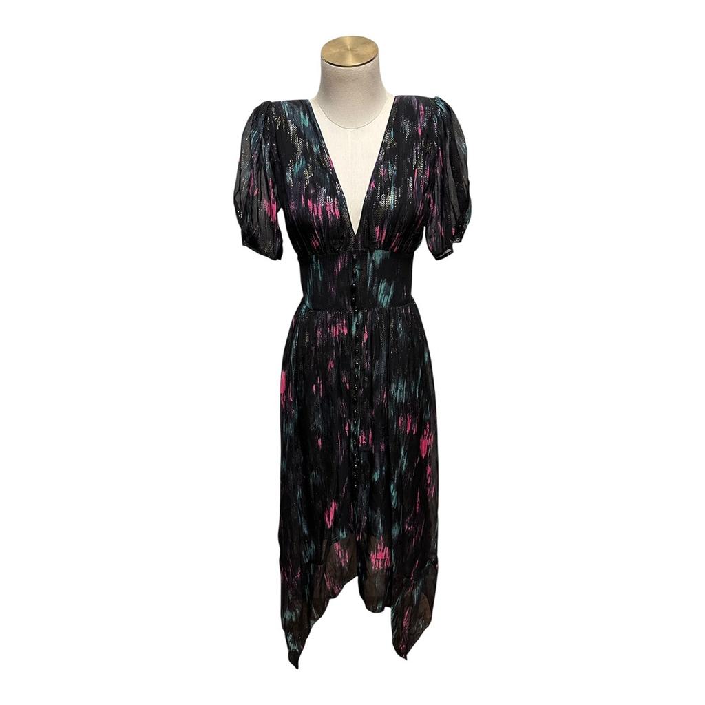 Robe midi The Kooples - 36 - Noir - État : Excellent