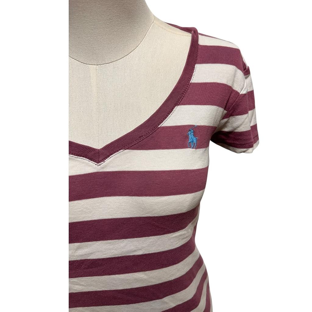 T-shirt Ralph Lauren Sport - M - Bordeaux - État : Excellent