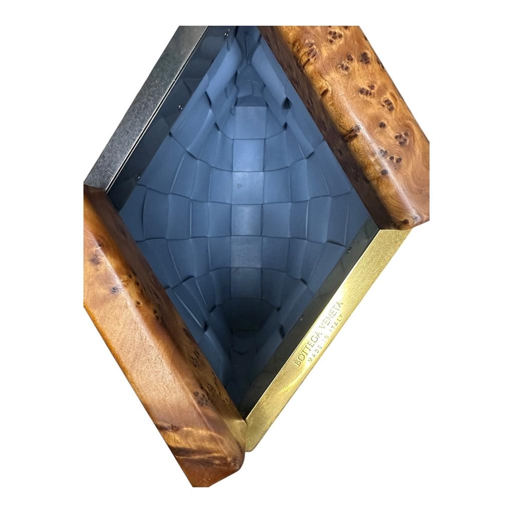 Clutch Bottega Veneta - Taille unique - Bleu - État : Excellent