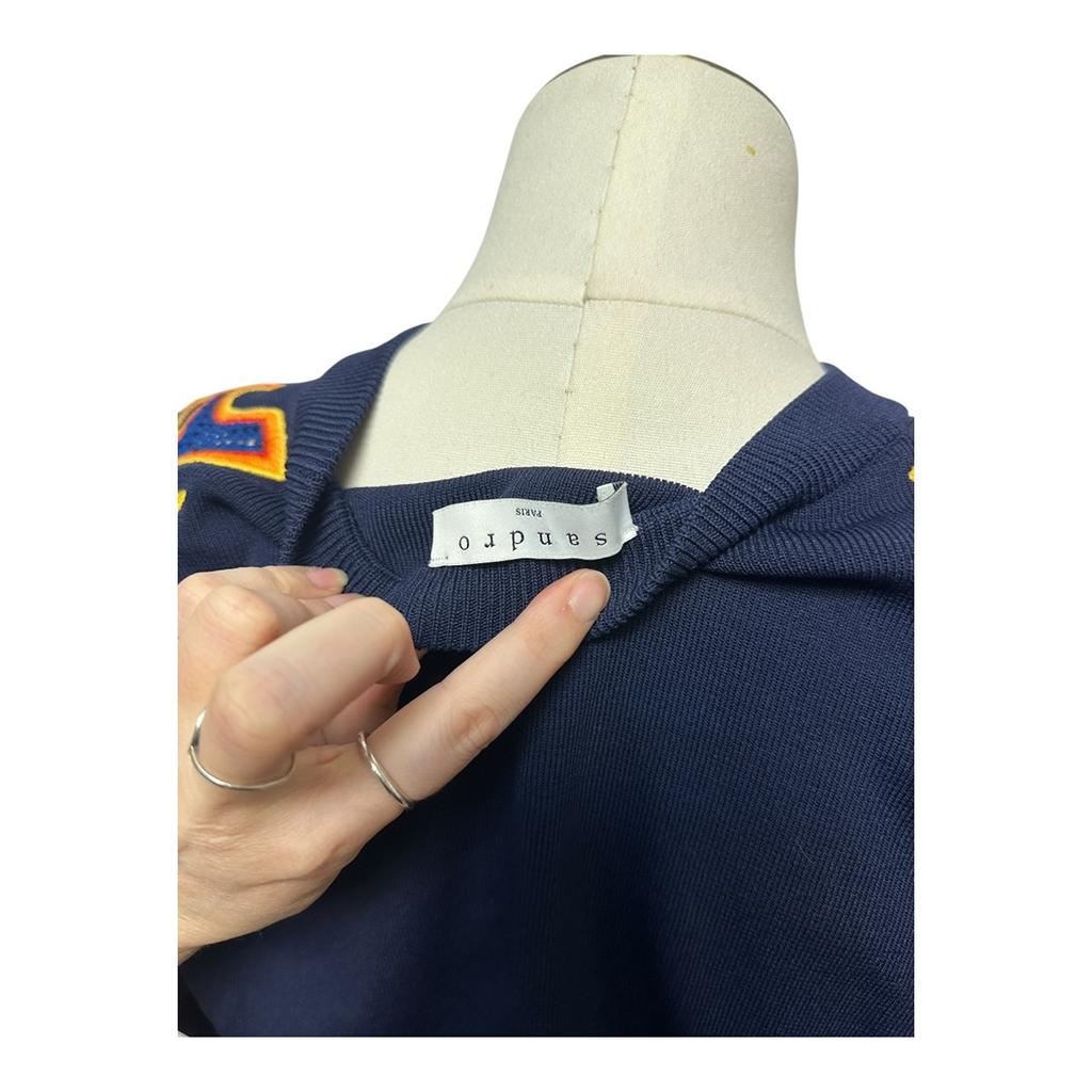 Pull femme Sandro - 2 - Blue - État : Excellent