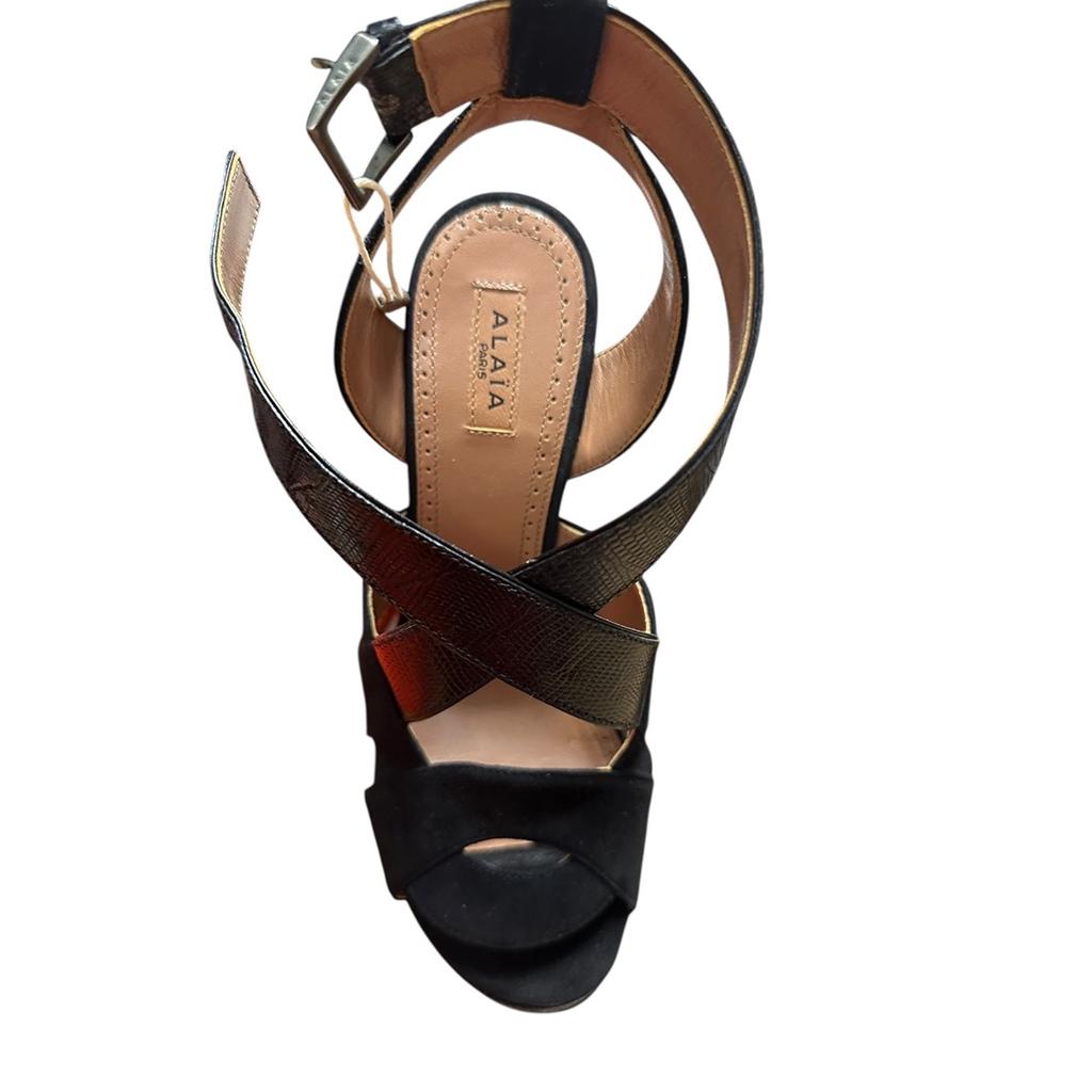 Sandales Alaïa - 36 - Noir - État : Neuf