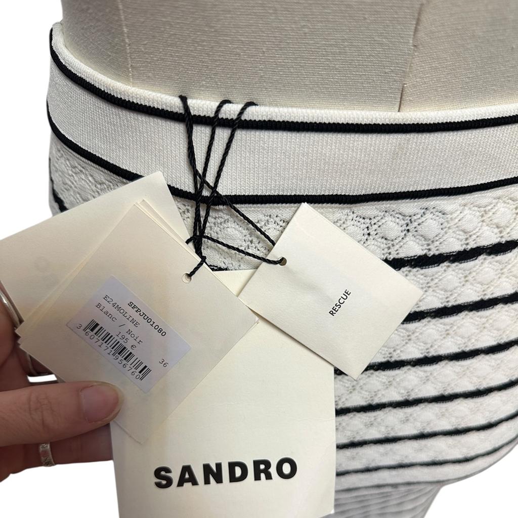 Jupe Sandro - 36 - Blanc - État : Neuf