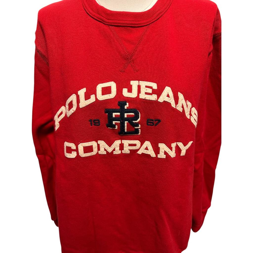 Sweatshirt Polo Jeans Ralph Lauren - L - Rouge - État : Excellent