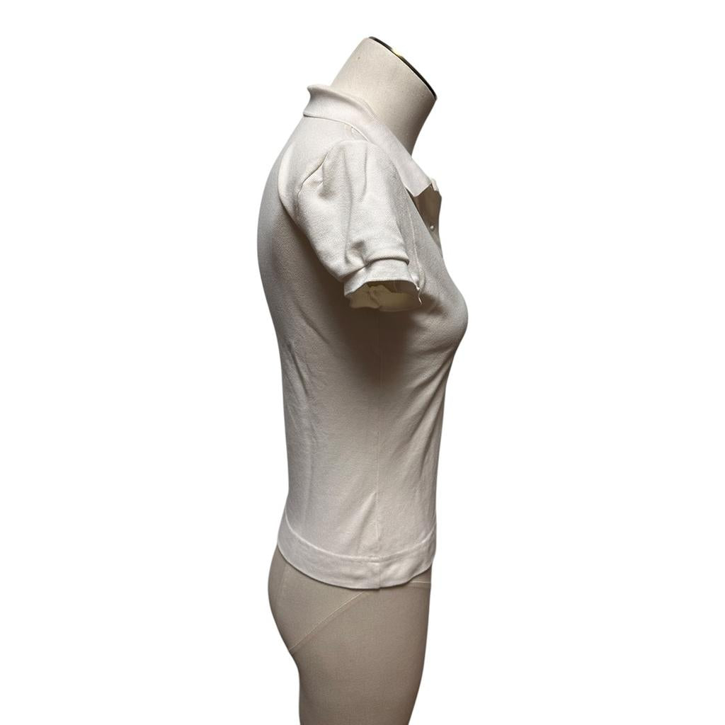 Polo femme Lacoste - 38 - Blanc - État : Excellent