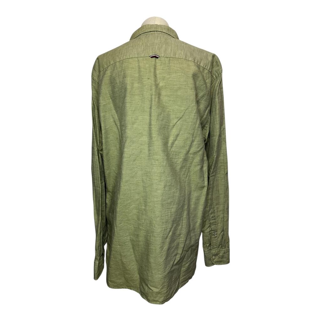 Chemise homme Tommy Hilfiger - L - Vert - État : Excellent