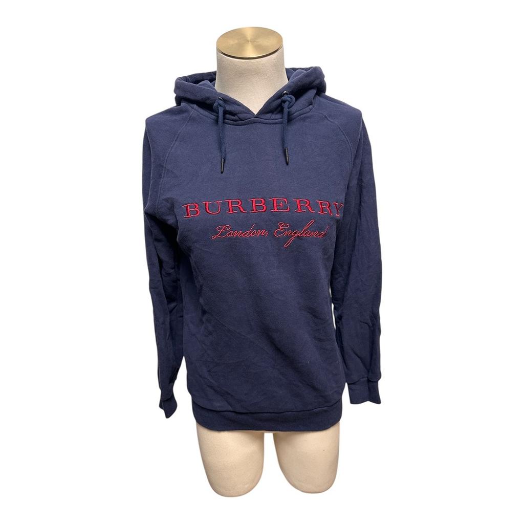 Sweat à capuche Burberry - S - Bleu marine - État : Excellent