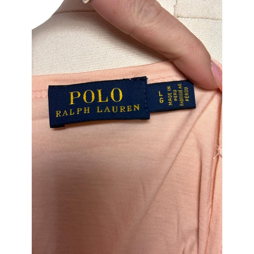 T-shirt Polo Ralph Lauren - L - Corail - État : Excellent