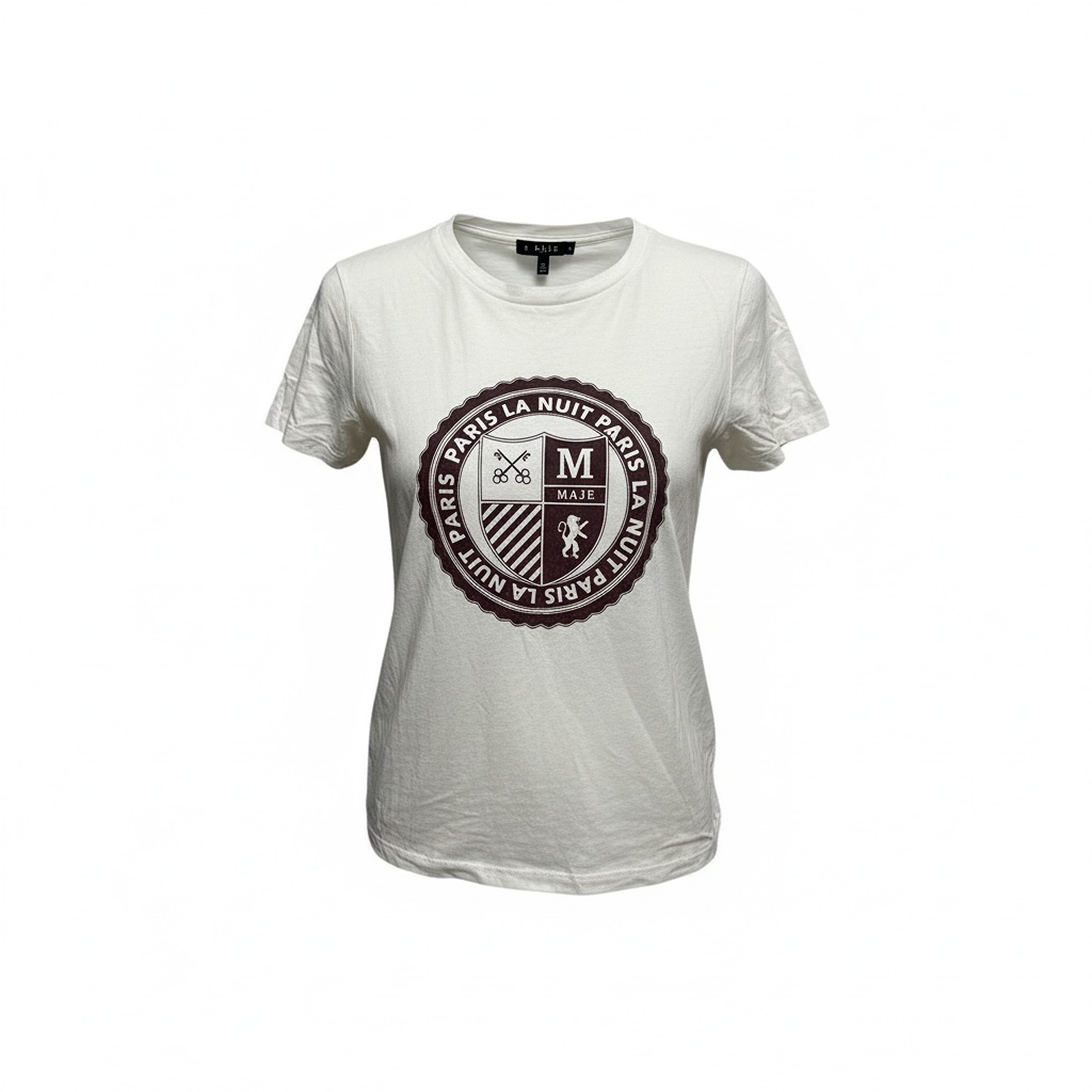 T-shirt Maje - S - Blanc - État : Neuf