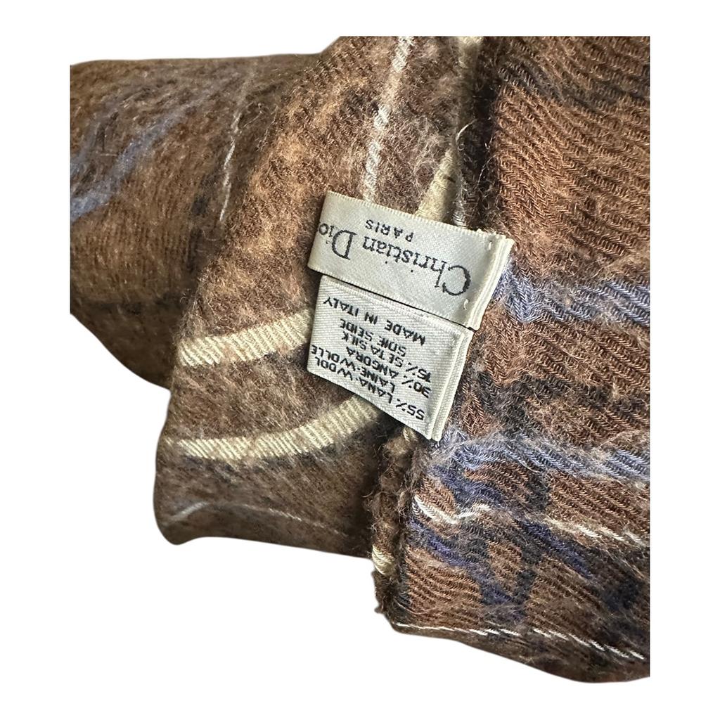 Écharpe Christian Dior - Marron - Etat : Excellent