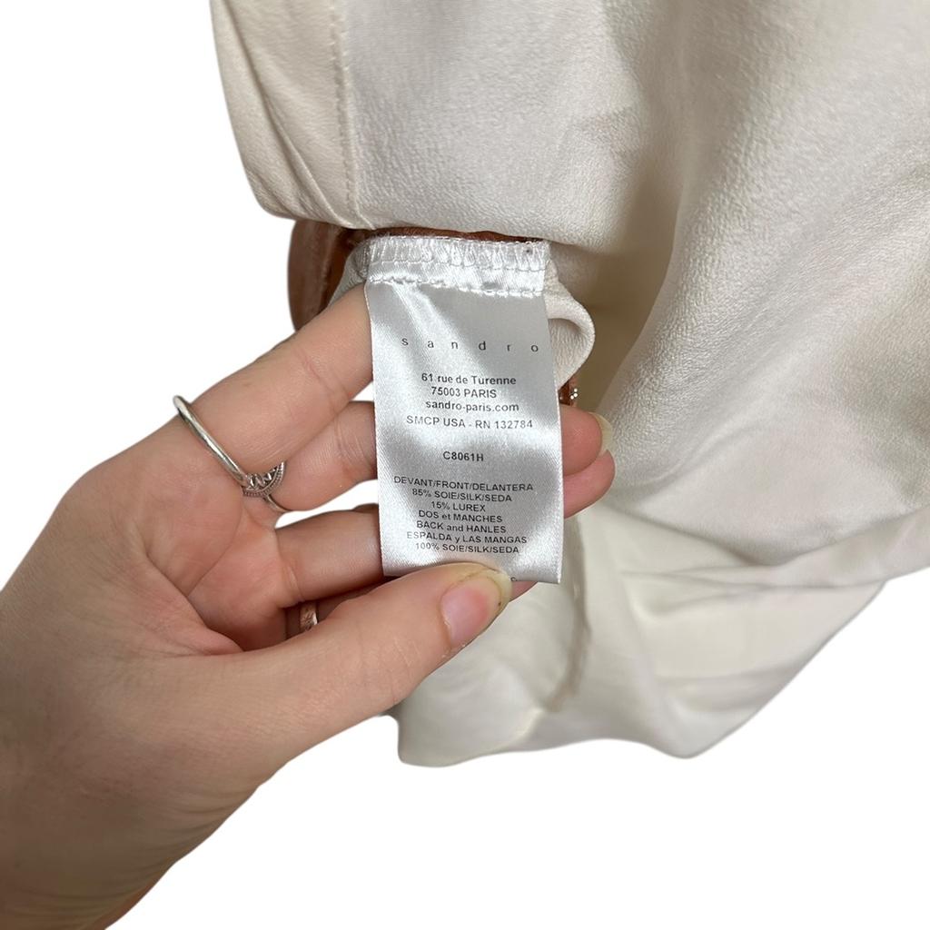 Blouse femme Sandro - 3 - Apricot - État : Excellent