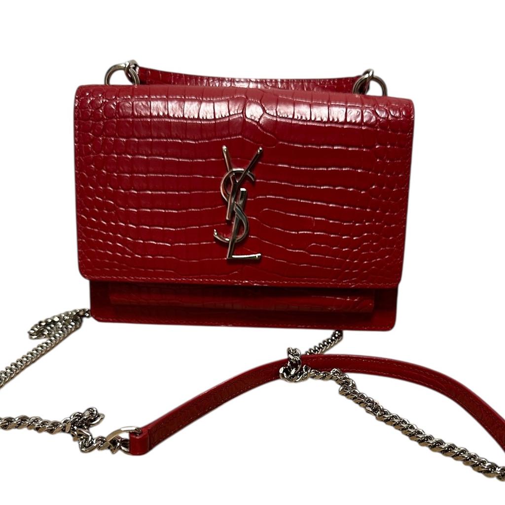 Sac à main Saint Laurent - Taille unique - Rouge - État : Excellent