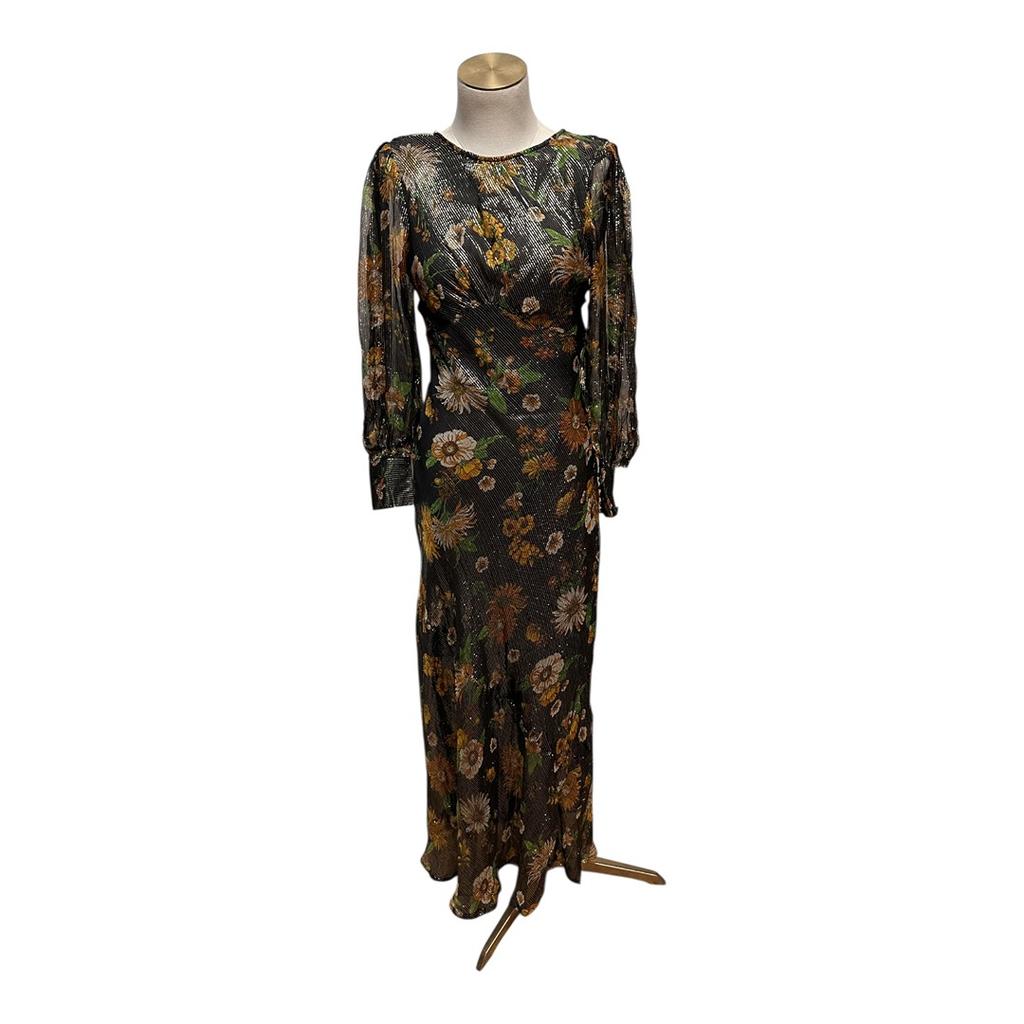 Robe longue Warehouse - 38 - Noir - État : Neuf avec étiquette