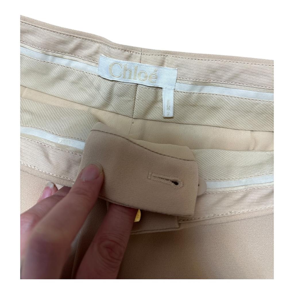 Pantalon femme Chloé - 38 - Cream - État : Excellent