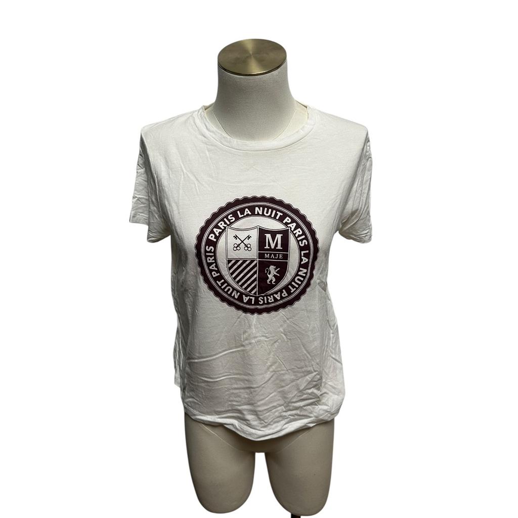 T-shirt Maje - S - Blanc - État : Neuf