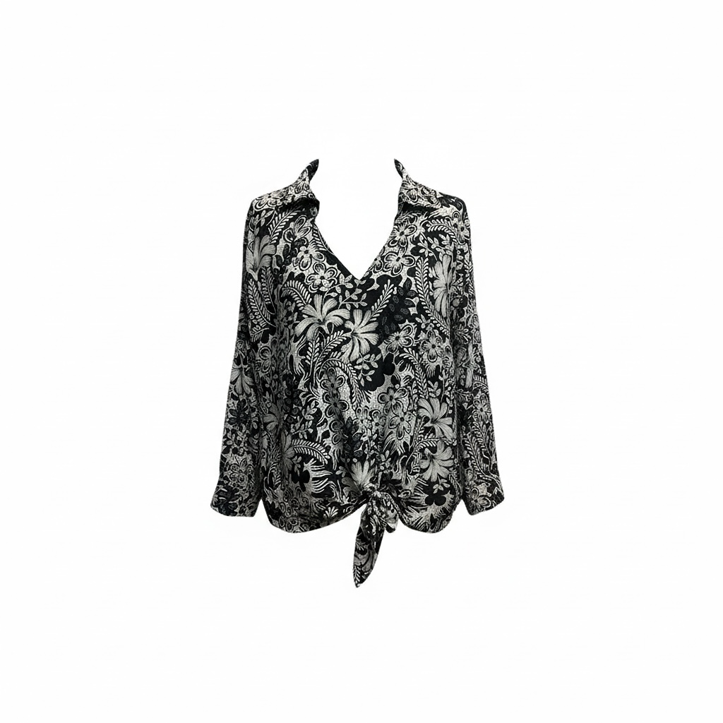 Blouse Gold & Silver - Taille Unique - Noir - État : Trèsbon