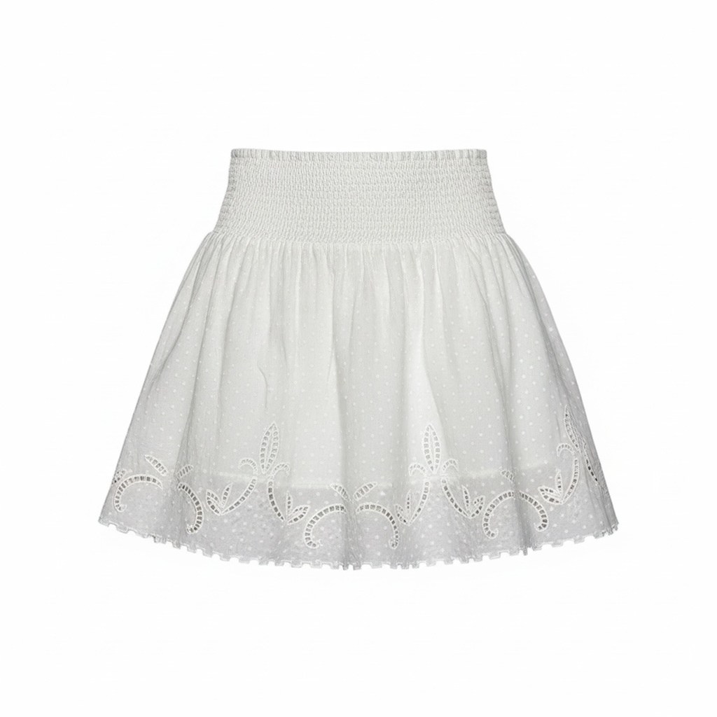 Mini-jupe The Kooples - 34 - Blanc - État : Excellent