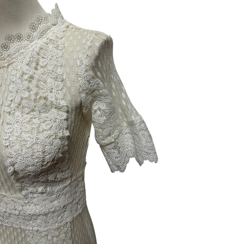 Robe Casual Maje - 36 - Blanc - État : Neuf