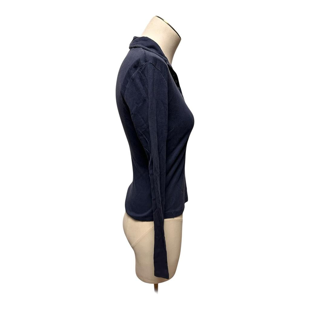 Polo manches longues Tommy Hilfiger - M - Navy - État : Excellent