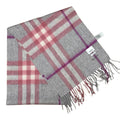 Écharpe Burberry - Taille unique - Gris/rose - État : Excellent