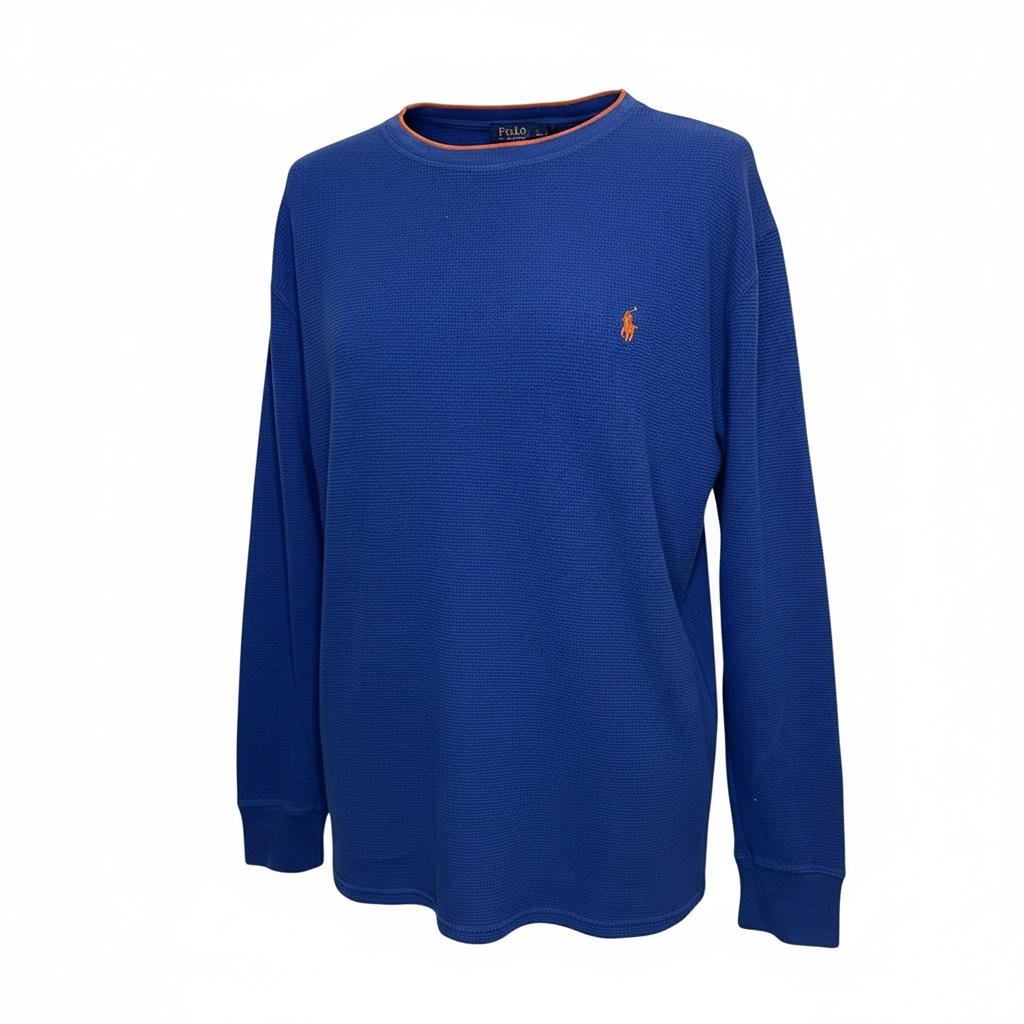 Pull homme Polo Ralph Lauren - L - Bleu - État : Excellent