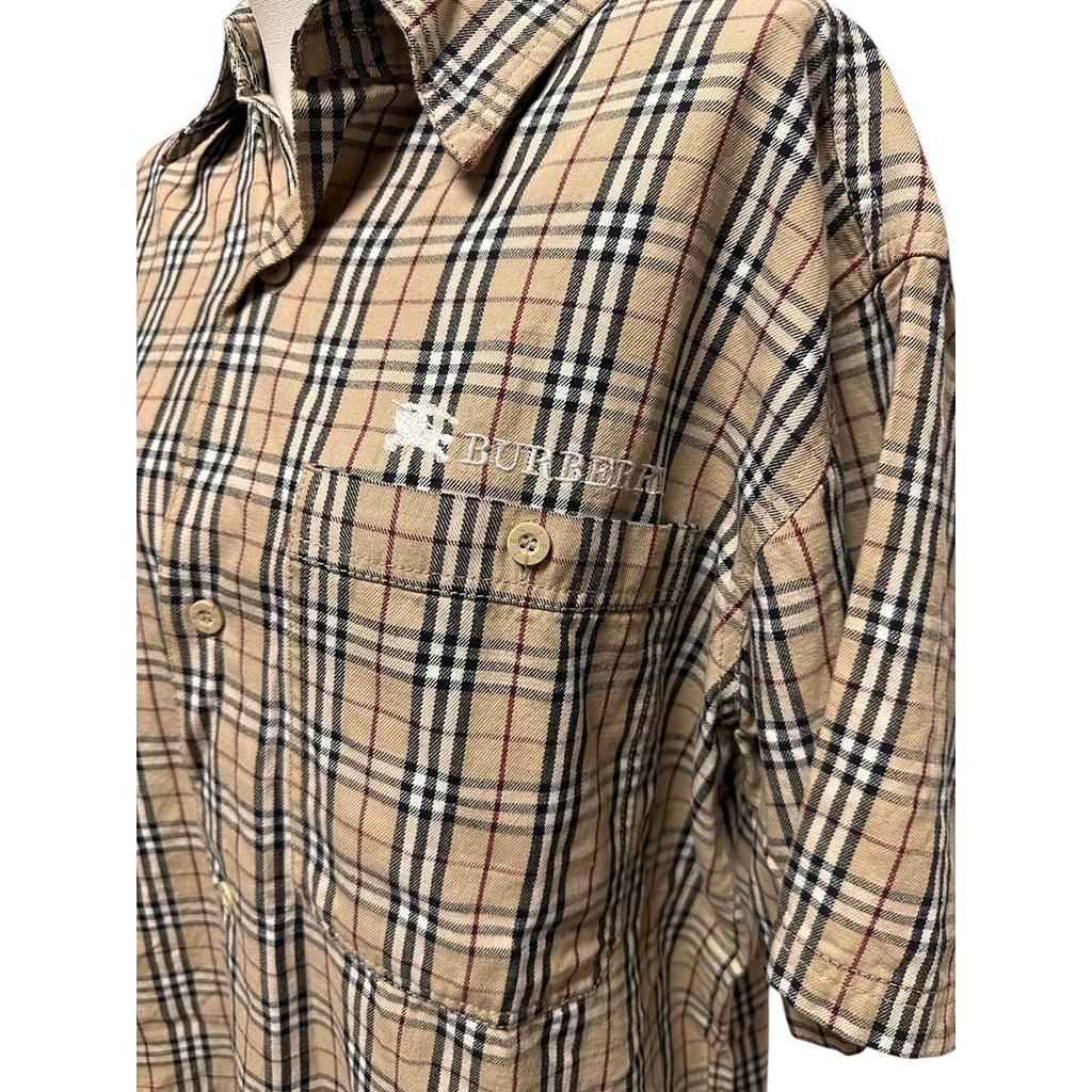Chemise à Carreaux Burberry - L - Crème - État : Excellent