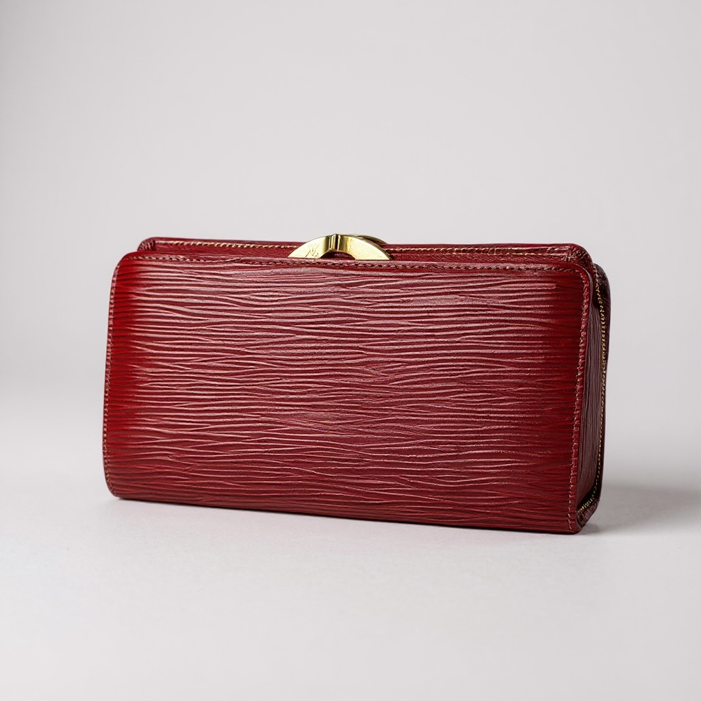 Porte-monnaie Louis Vuitton - Taille unique - Rouge - État : Excellent