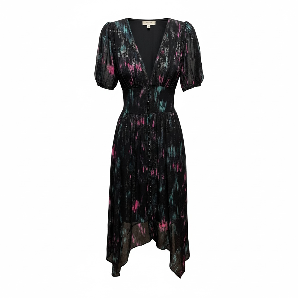 Robe midi The Kooples - 36 - Noir - État : Excellent
