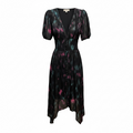 Robe midi The Kooples - 36 - Noir - État : Excellent