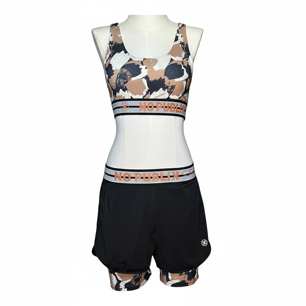 Ensemble sport femme short et brassière No-publik
