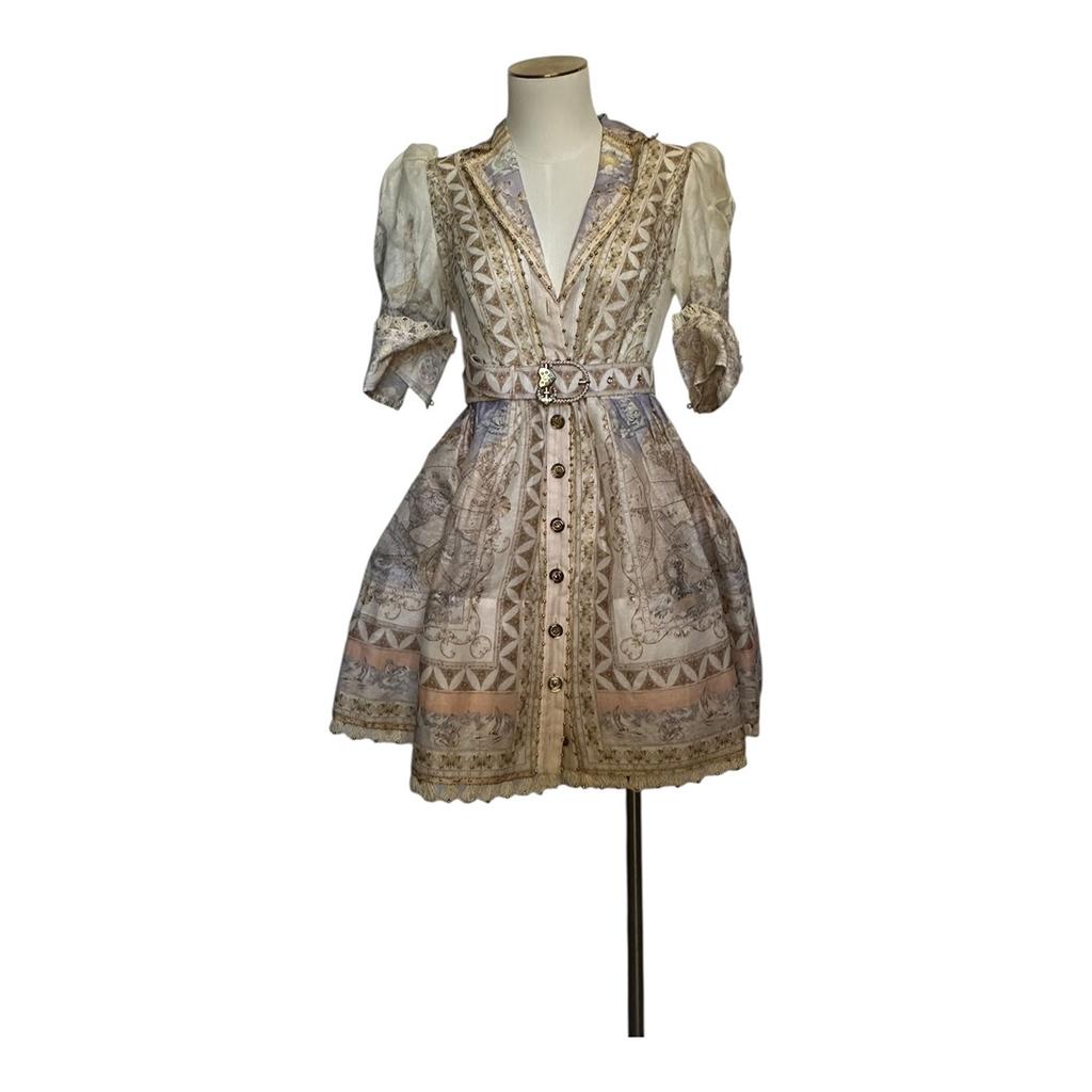 Robe Casual Zimmermann - 38 - Crème Multicolore - État : Excellent